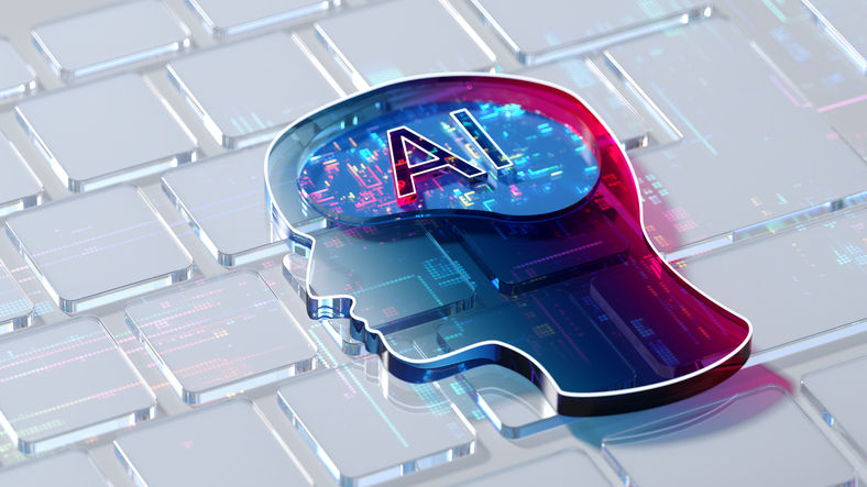 Abstract AI illustration representing responsible innovation